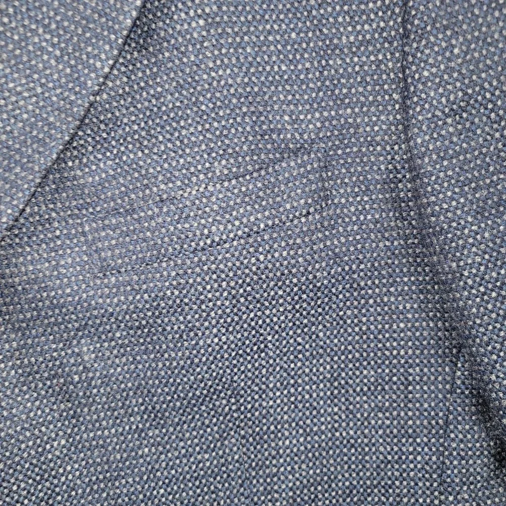 Austin Reed Jacobson's Mens 44R Blue Micro Pattern 3 Button Blazer Sport Coat